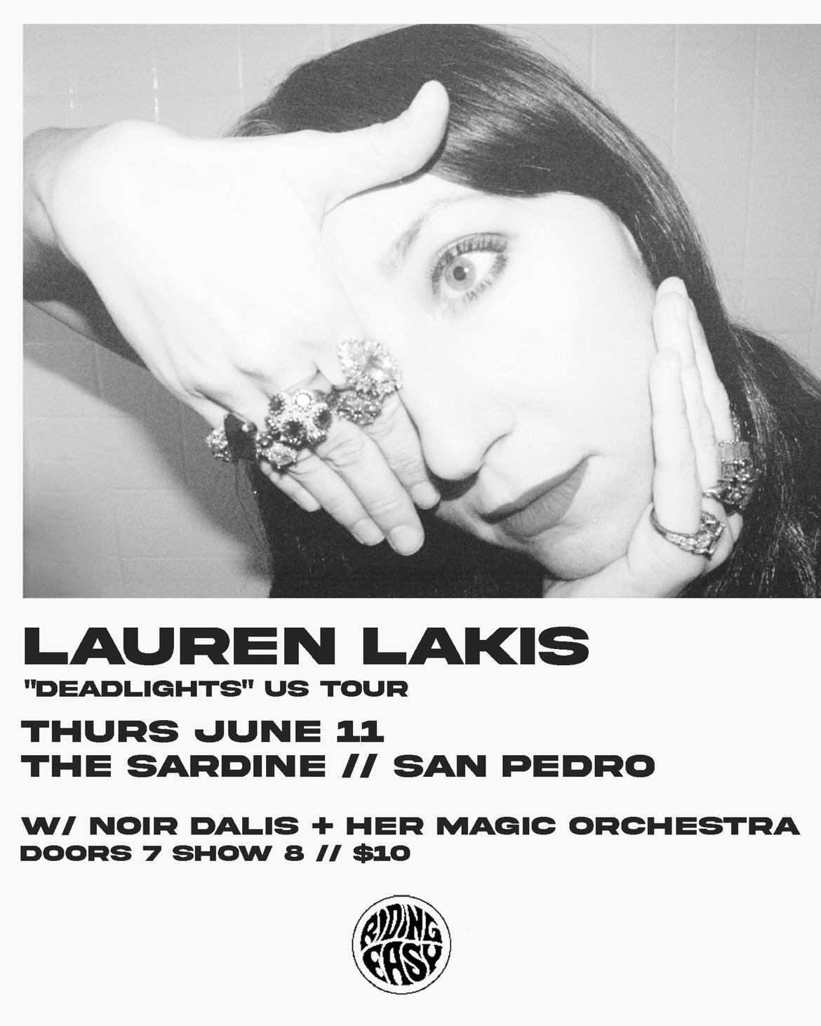 6/11/26 Lauren Lakis / Noir Dalis / Her Magic Orchestra $10 flyer